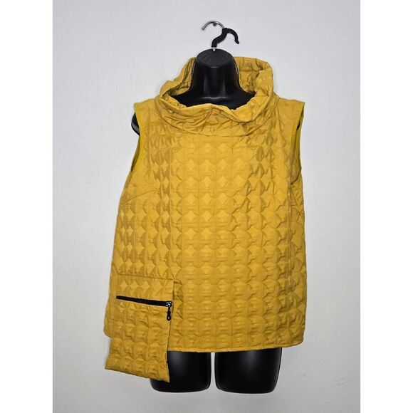 Kozan Quilted Honeydew Aris Top Size Medium Lagenlook Artsy Posable Neck - Picture 1 of 6